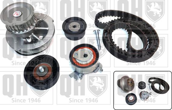 Quinton Hazell QBPK2260 - Water Pump & Timing Belt Set www.autospares.lv