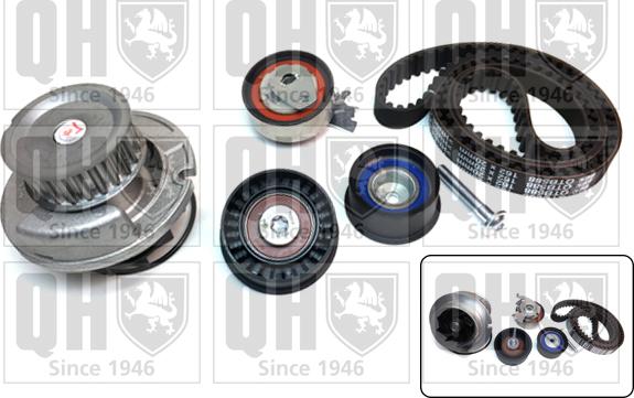 Quinton Hazell QBPK2731 - Water Pump & Timing Belt Set www.autospares.lv