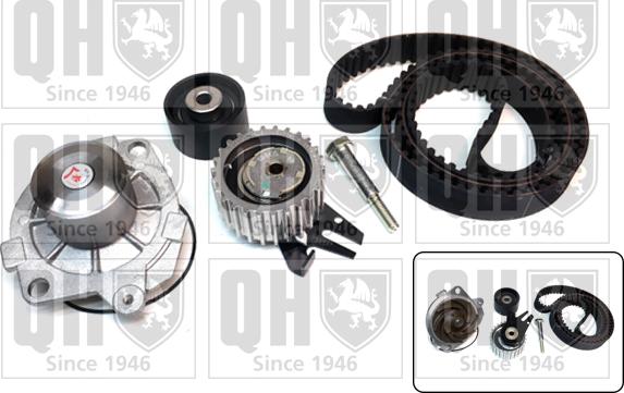 Quinton Hazell QBPK7940 - Water Pump & Timing Belt Set www.autospares.lv