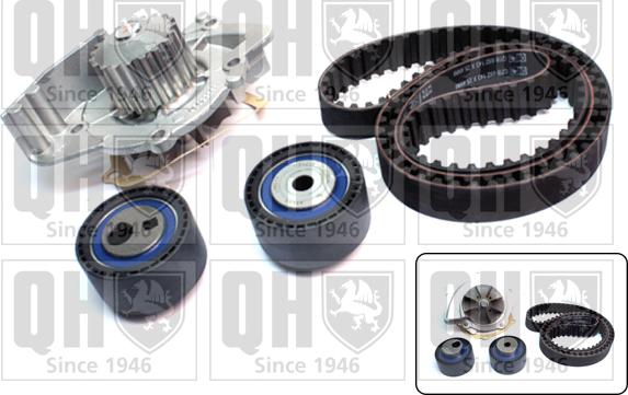 Quinton Hazell QBPK7540 - Ūdenssūknis + Zobsiksnas komplekts www.autospares.lv