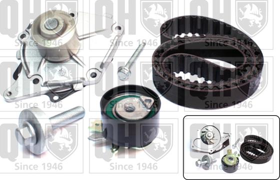 Quinton Hazell QBPK7640 - Ūdenssūknis + Zobsiksnas komplekts autospares.lv