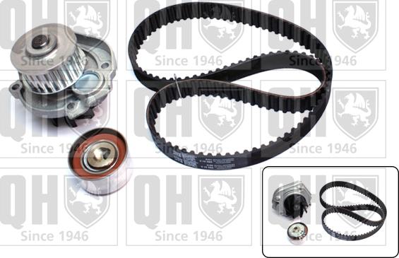 Quinton Hazell QBPK7182 - Ūdenssūknis + Zobsiksnas komplekts www.autospares.lv