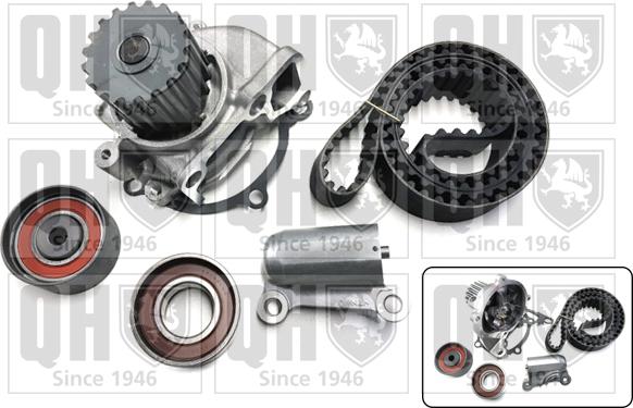 Quinton Hazell QBPK7340 - Water Pump & Timing Belt Set www.autospares.lv