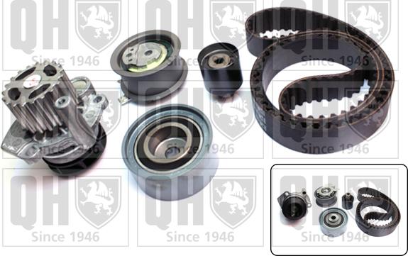 Quinton Hazell QBPK7761 - Water Pump & Timing Belt Set www.autospares.lv