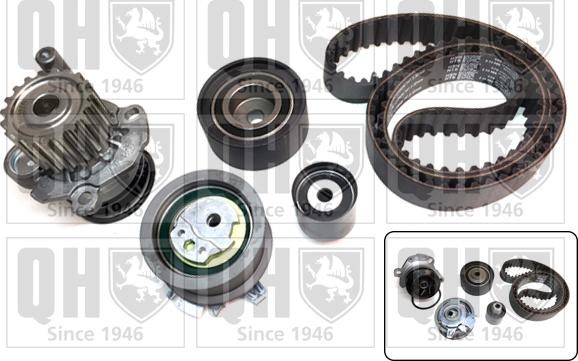 Quinton Hazell QBPK7763 - Water Pump & Timing Belt Set www.autospares.lv