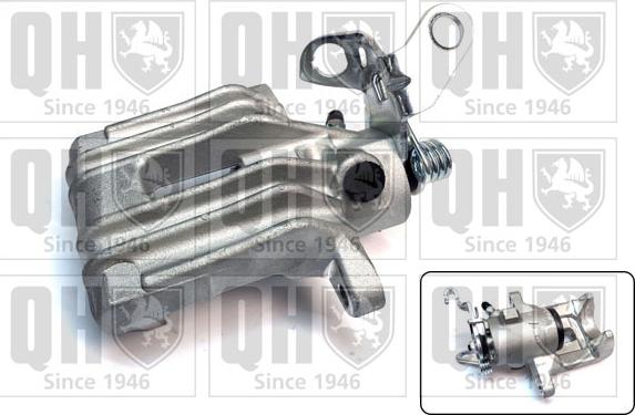 Quinton Hazell QBS4412 - Тормозной суппорт www.autospares.lv