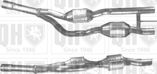 Quinton Hazell QCAT90617 - Katalizators www.autospares.lv