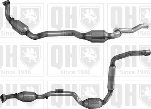 Quinton Hazell QCAT90791H - Катализатор www.autospares.lv