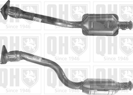 Quinton Hazell QCAT90758H - Katalizators www.autospares.lv