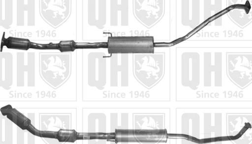 Quinton Hazell QCAT91439H - Katalizators www.autospares.lv