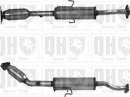 Quinton Hazell QCAT91563H - Katalizators www.autospares.lv