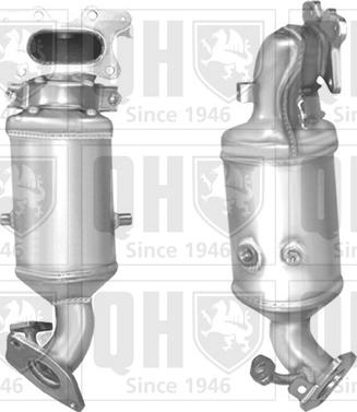 Quinton Hazell QCAT91512H - Katalizators www.autospares.lv