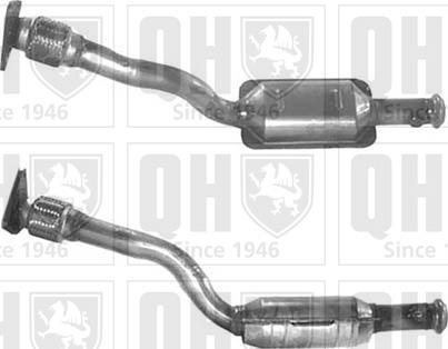 Quinton Hazell QCAT91076 - Katalizators www.autospares.lv