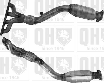 Quinton Hazell QCAT91146H - Катализатор www.autospares.lv