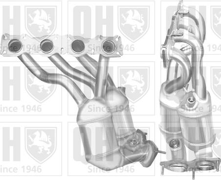 Quinton Hazell QCAT92467H - Katalizators www.autospares.lv