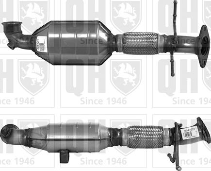 Quinton Hazell QCAT80442H - Katalizators www.autospares.lv