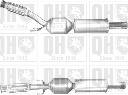 Quinton Hazell QCAT80419H - Katalizators www.autospares.lv