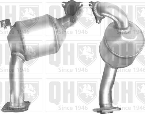 Quinton Hazell QCAT80431H - Katalizators www.autospares.lv