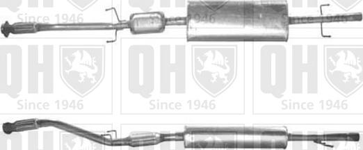 Quinton Hazell QCAT80098 - Katalizators www.autospares.lv