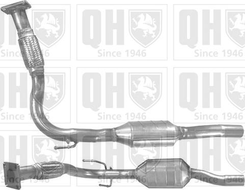 Quinton Hazell QCAT80085H - Катализатор www.autospares.lv