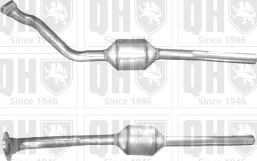 Quinton Hazell QCAT80039H - Katalizators autospares.lv