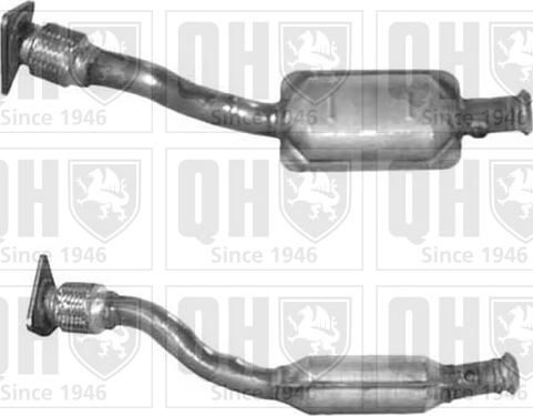 Quinton Hazell QCAT80129 - Katalizators www.autospares.lv