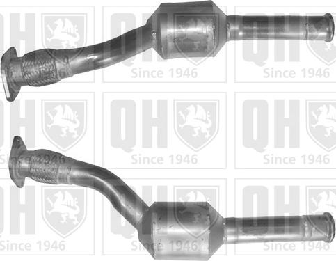 Quinton Hazell QCAT80345H - Katalizators www.autospares.lv