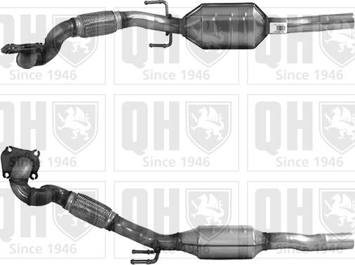 Quinton Hazell QCAT80383H - Katalizators www.autospares.lv