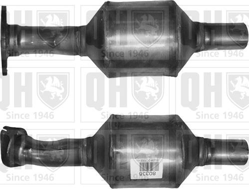 Quinton Hazell QCAT80338H - Катализатор www.autospares.lv