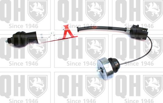 Quinton Hazell QCC1943 - Трос, управление сцеплением www.autospares.lv