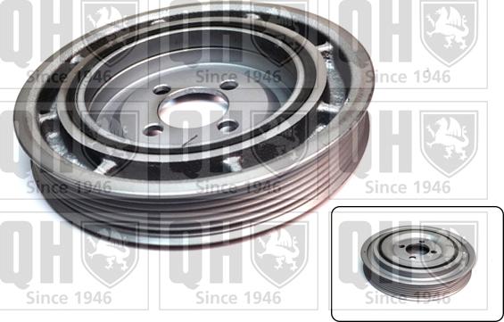 Quinton Hazell QCD92 - Шкив коленчатого вала www.autospares.lv