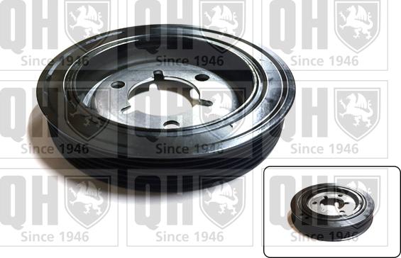 Quinton Hazell QCD62 - Шкив коленчатого вала www.autospares.lv