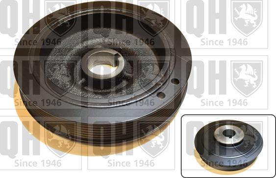 Quinton Hazell QCD15 - Шкив коленчатого вала www.autospares.lv