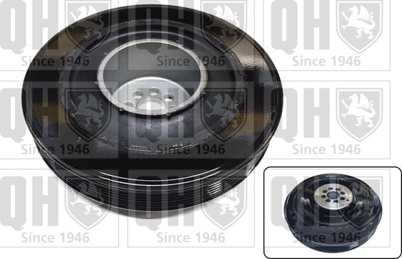 Quinton Hazell QCD201 - Belt Pulley, crankshaft www.autospares.lv