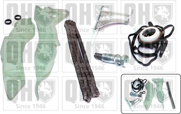 Quinton Hazell QCK100 - Sadales vārpstas piedziņas ķēdes komplekts www.autospares.lv