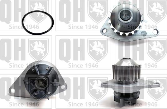 Quinton Hazell QCP3544 - Водяной насос www.autospares.lv