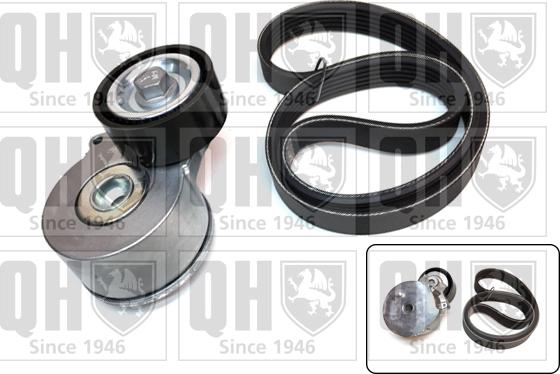 Quinton Hazell QDK80 - Поликлиновый ременный комплект www.autospares.lv