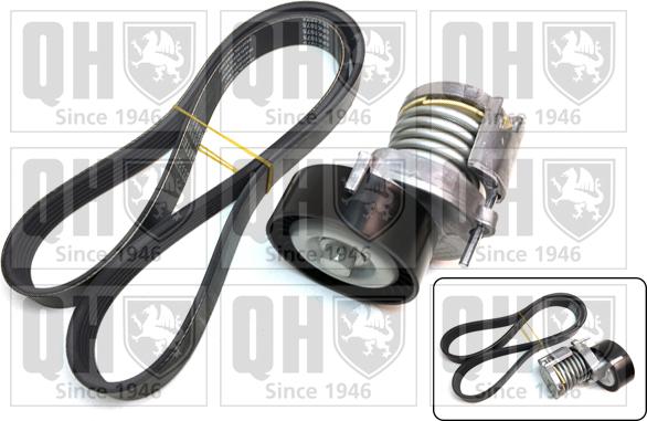 Quinton Hazell QDK39 - Ķīļrievu siksnu komplekts www.autospares.lv