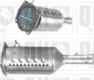 Quinton Hazell QDPF11415HP - Nosēdumu / Daļiņu filtrs, Izplūdes gāzu sistēma autospares.lv