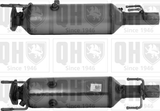 Quinton Hazell QDPF11099H - Nosēdumu / Daļiņu filtrs, Izplūdes gāzu sistēma www.autospares.lv