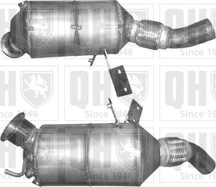 Quinton Hazell QDPF11041H - Nosēdumu / Daļiņu filtrs, Izplūdes gāzu sistēma www.autospares.lv