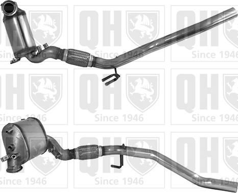 Quinton Hazell QDPF11051P - Nosēdumu / Daļiņu filtrs, Izplūdes gāzu sistēma www.autospares.lv