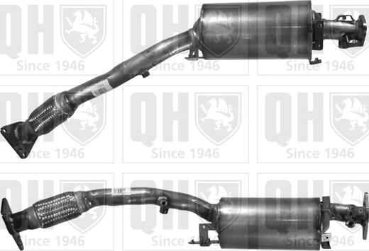 Quinton Hazell QDPF11061 - Сажевый / частичный фильтр, система выхлопа ОГ www.autospares.lv