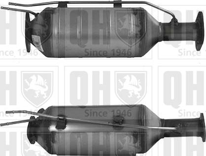 Quinton Hazell QDPF11006P - Сажевый / частичный фильтр, система выхлопа ОГ www.autospares.lv