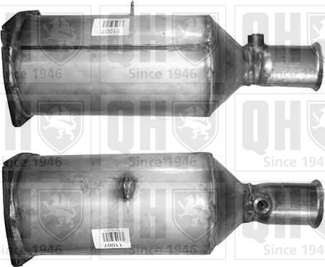 Quinton Hazell QDPF11007P - Nosēdumu / Daļiņu filtrs, Izplūdes gāzu sistēma www.autospares.lv