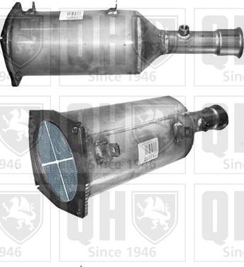 Quinton Hazell QDPF11010P - Сажевый / частичный фильтр, система выхлопа ОГ www.autospares.lv