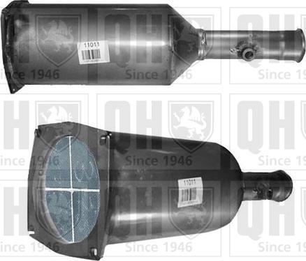 Quinton Hazell QDPF11011P - Сажевый / частичный фильтр, система выхлопа ОГ www.autospares.lv