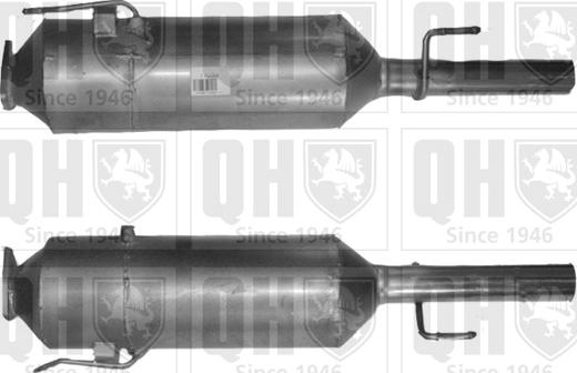 Quinton Hazell QDPF11039H - Сажевый / частичный фильтр, система выхлопа ОГ www.autospares.lv