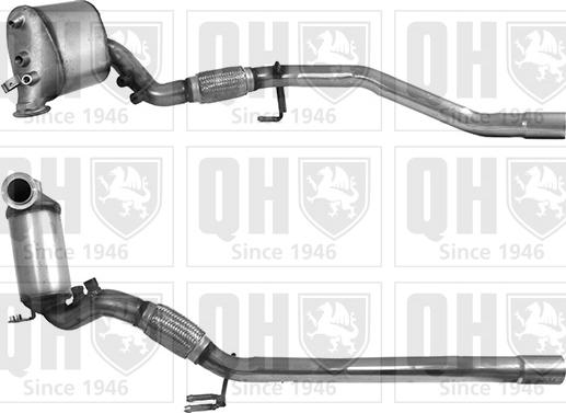 Quinton Hazell QDPF11035 - Nosēdumu / Daļiņu filtrs, Izplūdes gāzu sistēma www.autospares.lv