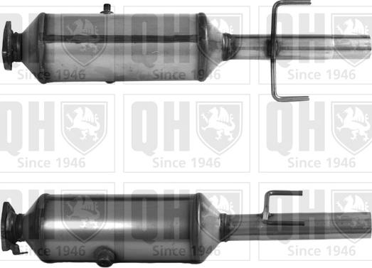 Quinton Hazell QDPF11036HP - Сажевый / частичный фильтр, система выхлопа ОГ www.autospares.lv